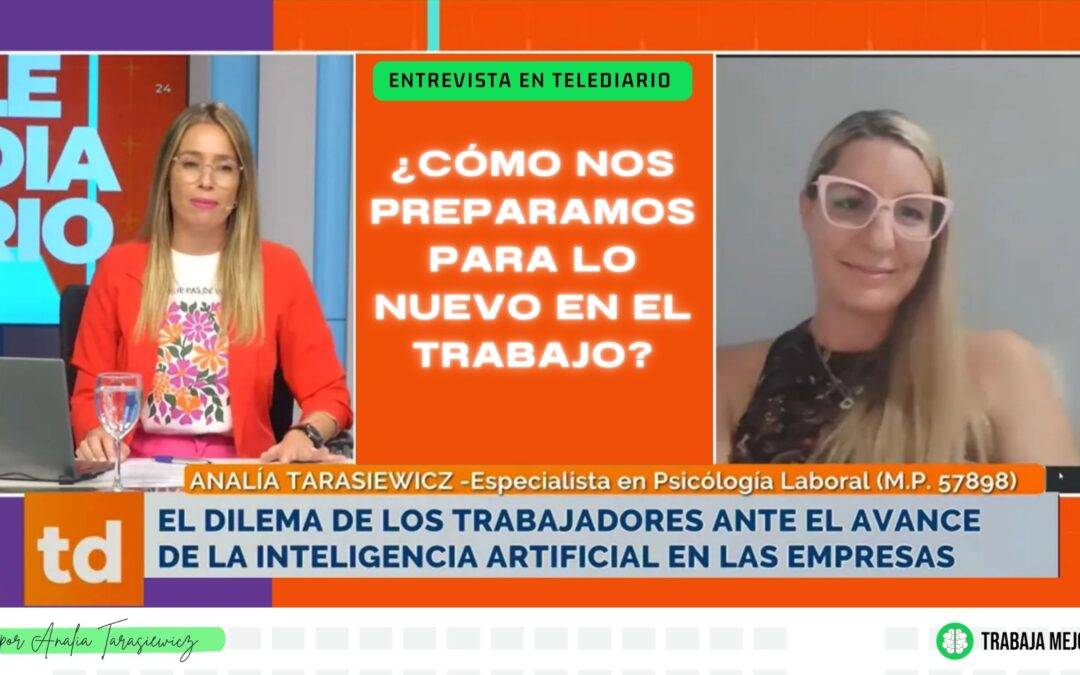 EL DILEMA DE LOS TRABAJADORES FRENTE AL AVANCE DE LA INTELIGENCIA ARTIFICIAL l Tele Diario l Analía Tarasiewicz
