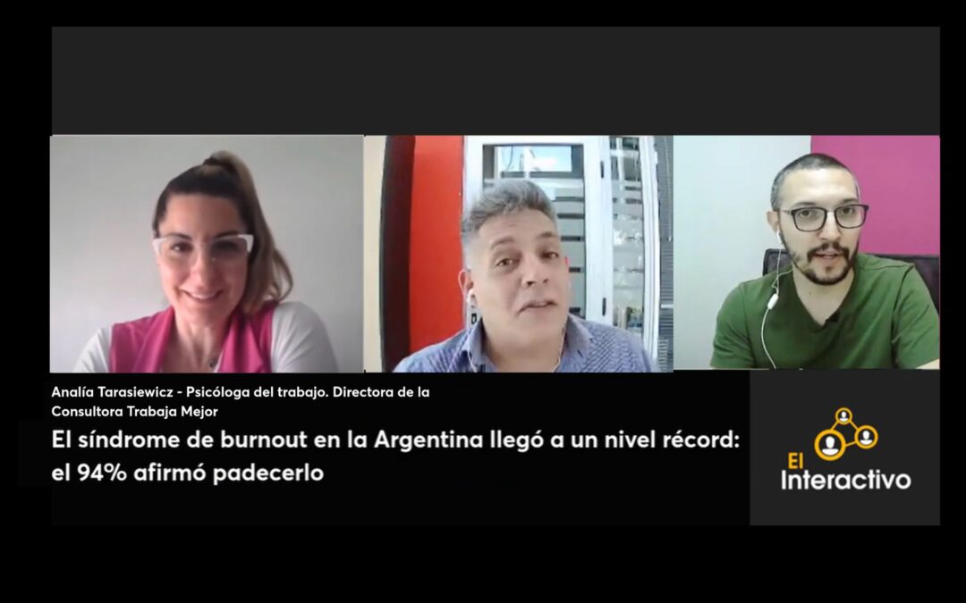 EL SÍNDROME DE BURNOUT | El iteractivo | Analía Tarasiewicz